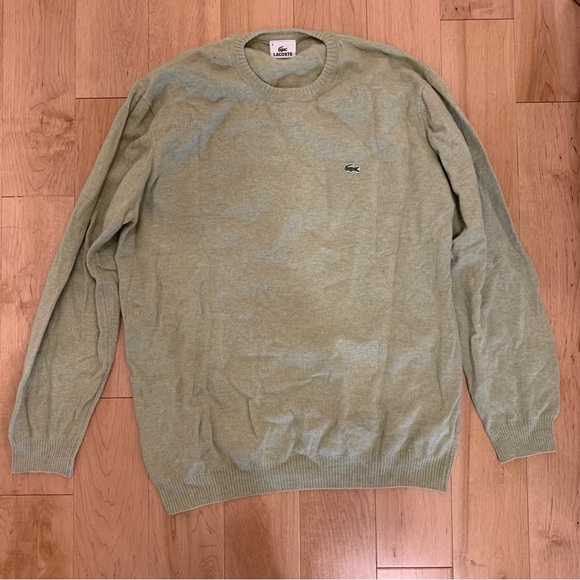 Light green Lacoste sweater - Picture 8 of 9